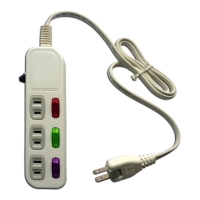 Household power strip (3-switch, 3-socket, 6ft) Household power strip (3-switch, 3-socket, 6ft)