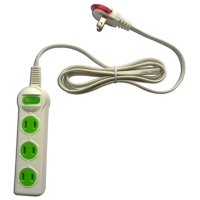 Household power strip (1-switch, 3-socket, 6ft) Household power strip (1-switch, 3-socket, 6ft)