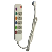 6-switch 6-socket PC USB extension cord (4ft) 6-switch 6-socket PC USB extension cord (4ft)