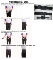 LUMBAR SUPPORT WITH OVERLAPPING SUPPORT LUMBAR SUPPORT WITH OVERLAPPING SUPPORT