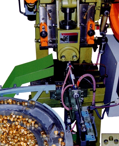 Automatic Part Feeding, processing and Stamping Machine