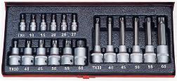 19-Pc Torx Bit Socket Set