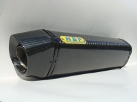 Carbon-fiber exhaust (350L) + carbon-fiber flanged tailpipe