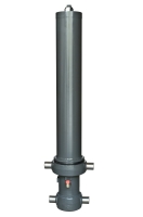 Telescopic front-end tipping cylinder