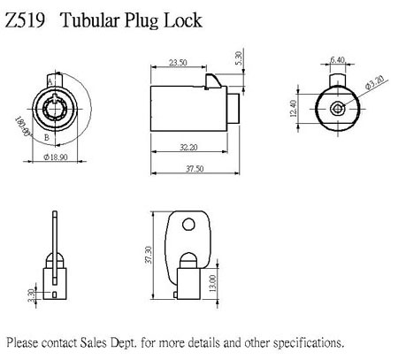 Tubular Plug Lock