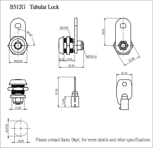 Tubular Lock Tubular Lock