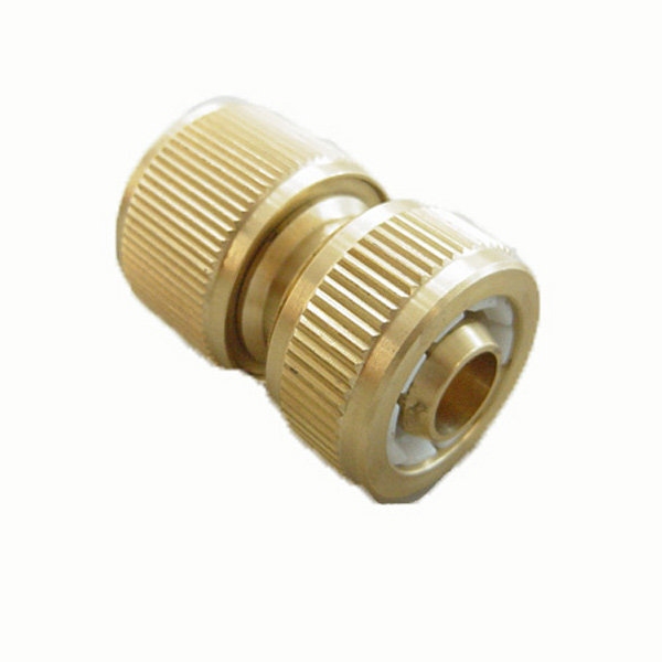 1/2 solid brass hose repair connector