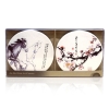 Art Absorbing Ceramic Coasters by Hao Nian Ou