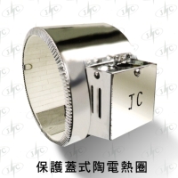 Protective ceramic heater ring