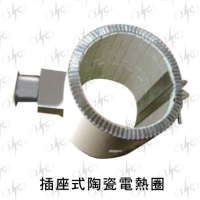Plug-in ceramic heater ring