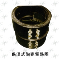 Insulating ceramic heater ring