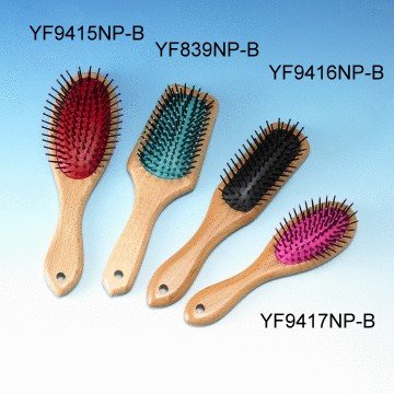 Wooden Cushion Hairbrushes