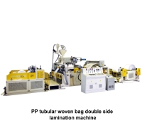 02. PP tubular woven bag double side lamination machine