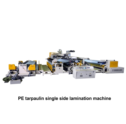 05. PE tarpaulin single side lamination machine