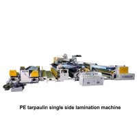 05. PE tarpaulin single side lamination machine