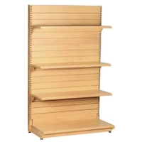 Wood-grain display rack