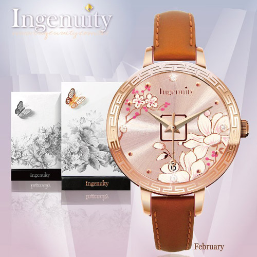 Engagement with Time - The Twelve-Months Flora Series Watch Collection–February