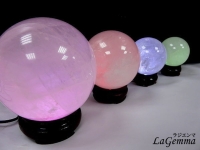 Colorful calcite balls