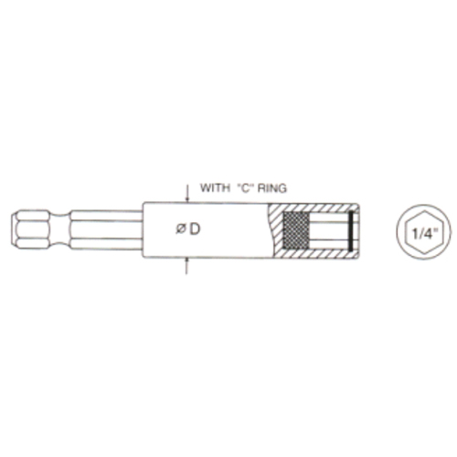 Bit Holder w/ C Ring Bit Holder w/ C Ring