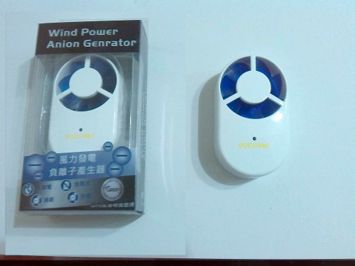 Wind Power Anion Generator (Air Purifier)