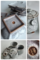 Ceramics (cracked glaze)