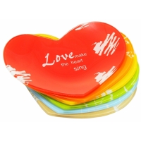 Love Poems Glass Dessert Plate