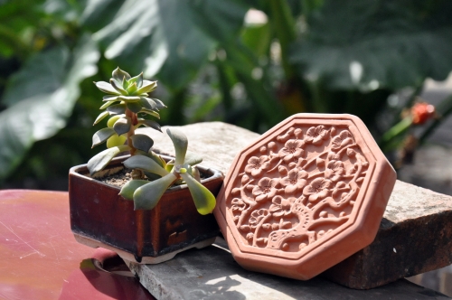 Pottery coaster