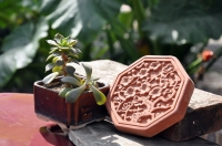 Pottery coaster