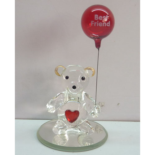 Glass Teddybear Ornaments