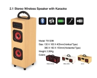 2.1 Stereo Wireless Speaker With Karaoke