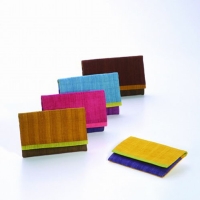Nice Meet You–Naturally-dyed Hand-woven 
Three Color Silk Card Holders Nice Meet You–Naturally-dyed Hand-woven 
Three Color Silk Card Holders
