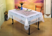 Vinyl Crochet Lace Table Cloth
