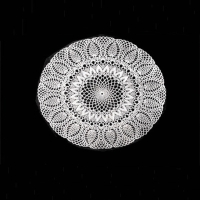 Vinyl Crochet Lace Table Mat