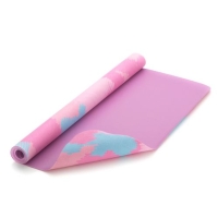 Portable Travel Yoga Mat/Towel (Macaron pattern)