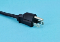 American-spec three-pin power cord