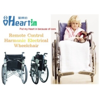 可遥控轻便式电动轮椅