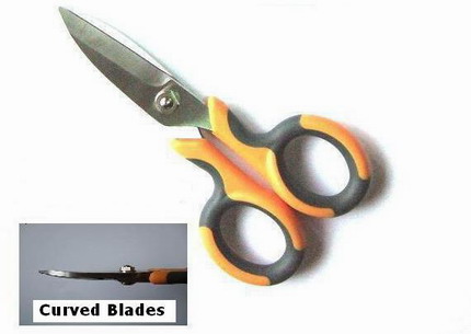 Curved Blades Electronic Scissors