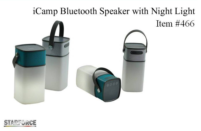 Camp bluetooth speaker with Night light