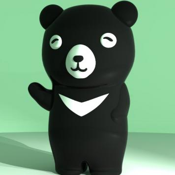 台灣黑熊造型隨身碟