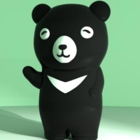 台湾黑熊造型随身碟