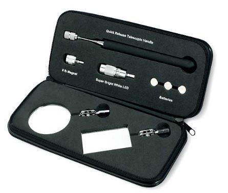 Quick release auto inspection tool set