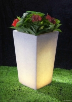 四方錐形花盆燈(七彩變色)