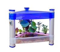 Hydroponic indoor garden lighted chamber