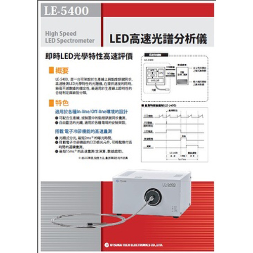 LED hi-speed spectrum analyzer (LE-5400)