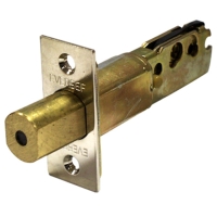 Deadlocking or spring Latch