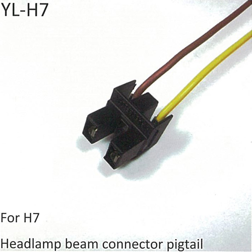 For H7 Headlamp beam connector pigtail