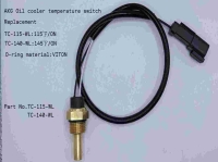 Oil cooler temperature switch