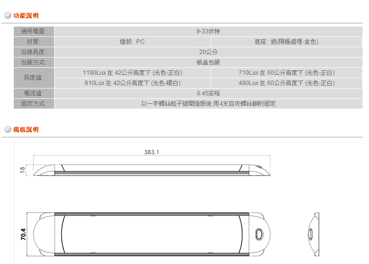 LED 室内灯