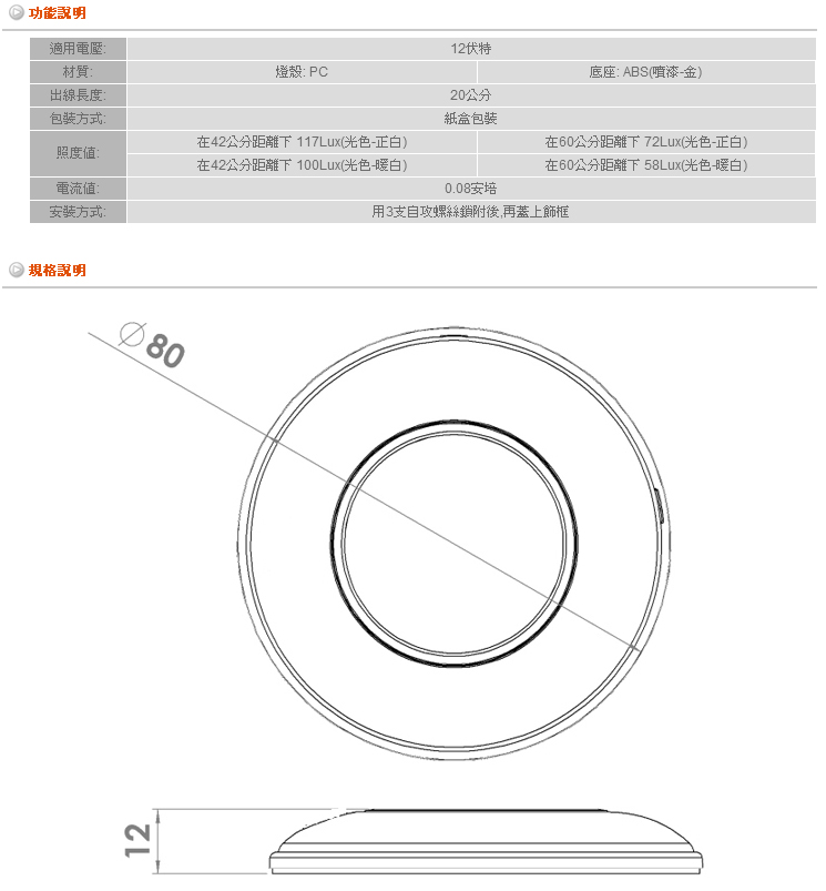 船用室內燈