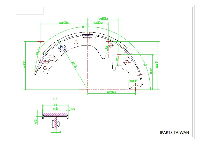 BRAKE SHOE-TOYOTA BRAKE SHOE-TOYOTA